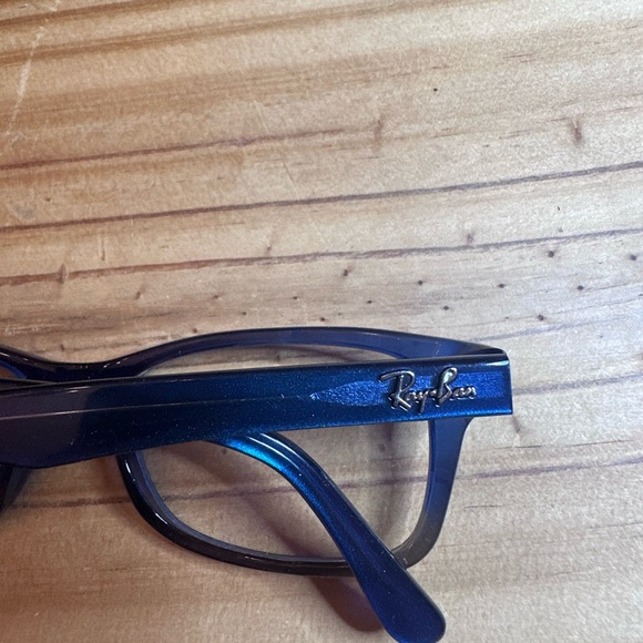 Purple Ray Bans Stylish Eyeglasses - Picture 5 of 16